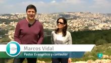 Marcos Vidal, pastor evangélico y cantautor, junto a su esposa en Israel