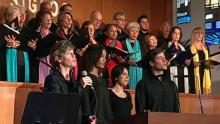 El Coro Unido de Madrid canta en el culto de la Reforma